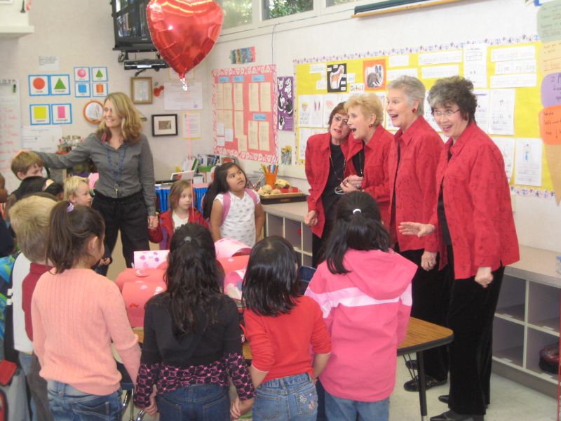 To Kindergarden class ...